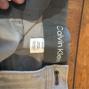 Calvin Klein Light Gray Khaki